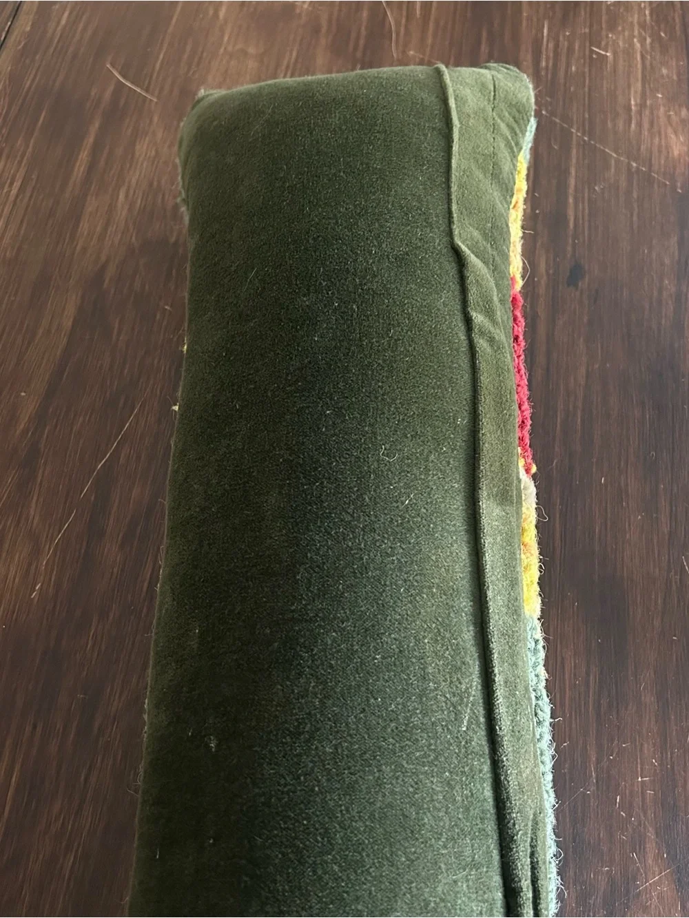 Chandler 4 Corners Hooked Wool Sunflower 162 Lumbar Pillow Laura Megroz Lumba